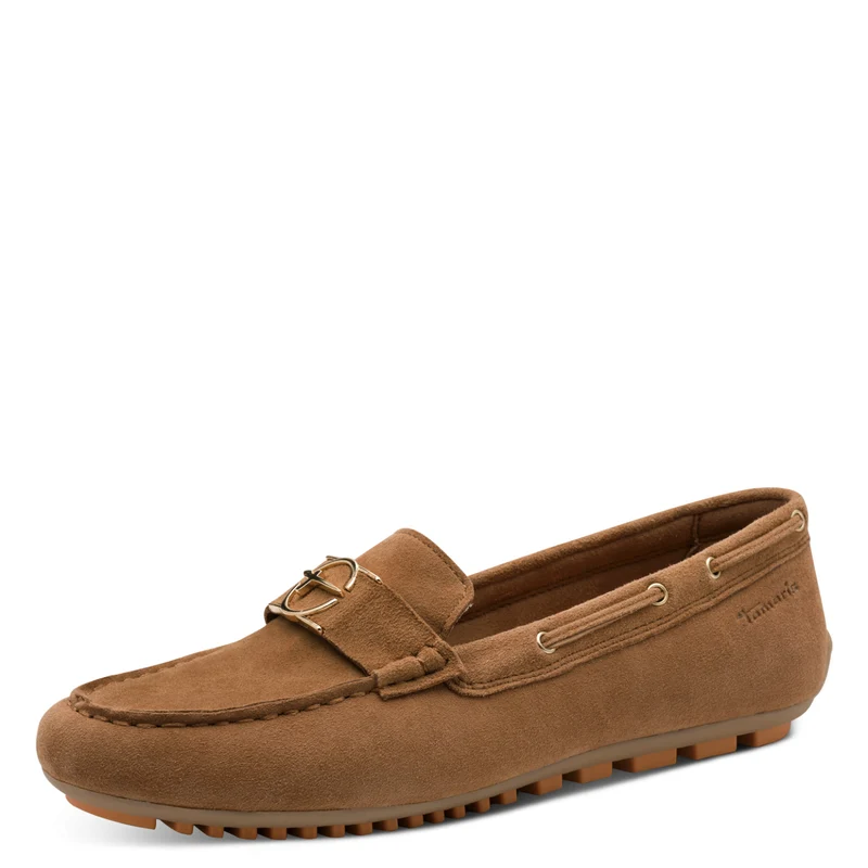 Leder-Mokassin Slipper
