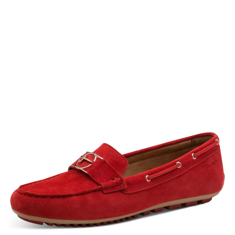 Leder-Mokassin Slipper