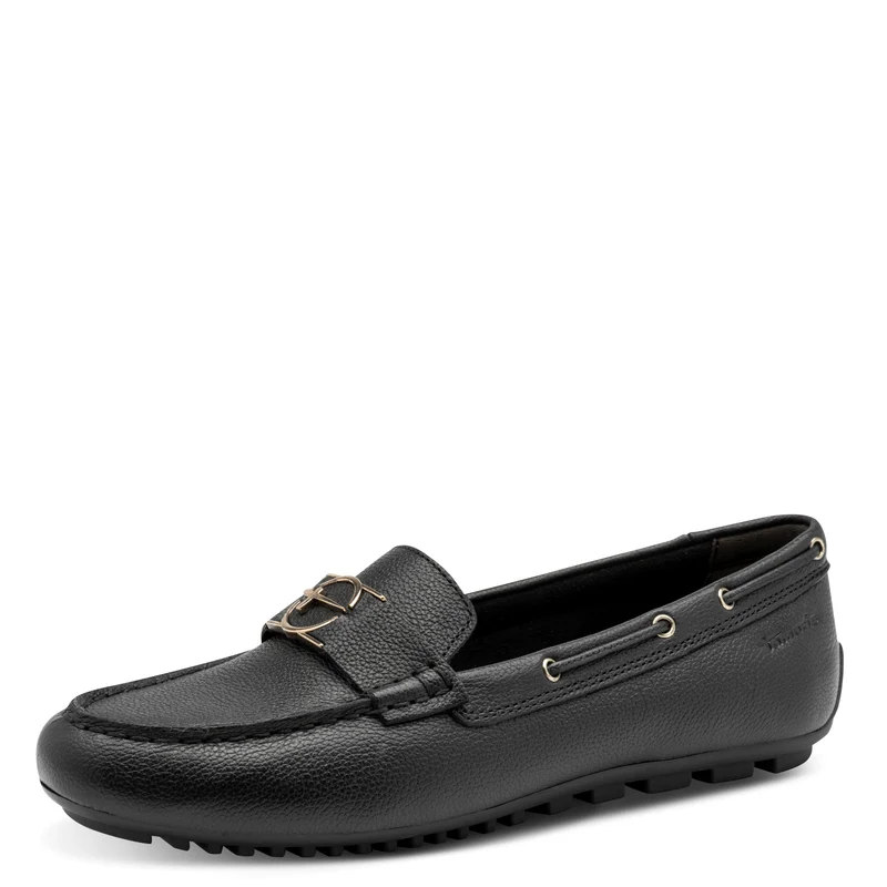 Leder-Mokassin Slipper
