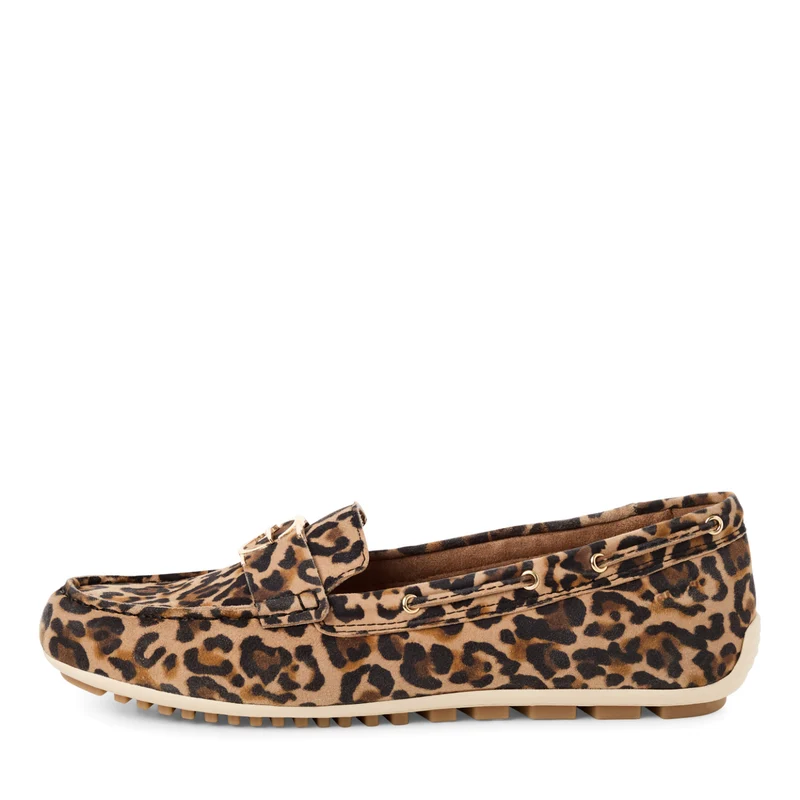 Leder-Mokassin Slipper