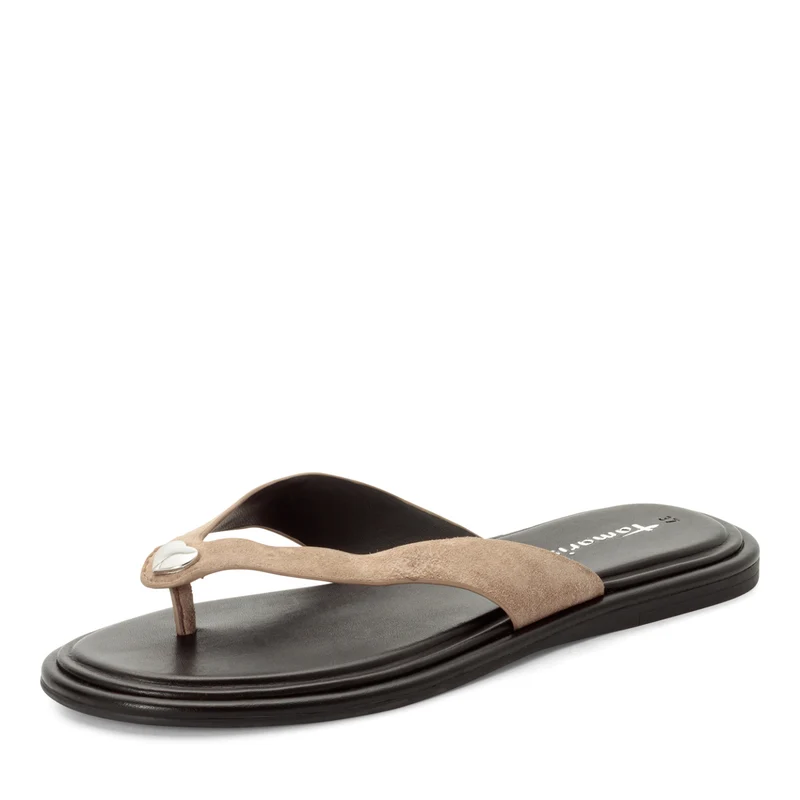 Flache Toe-Post Sandale