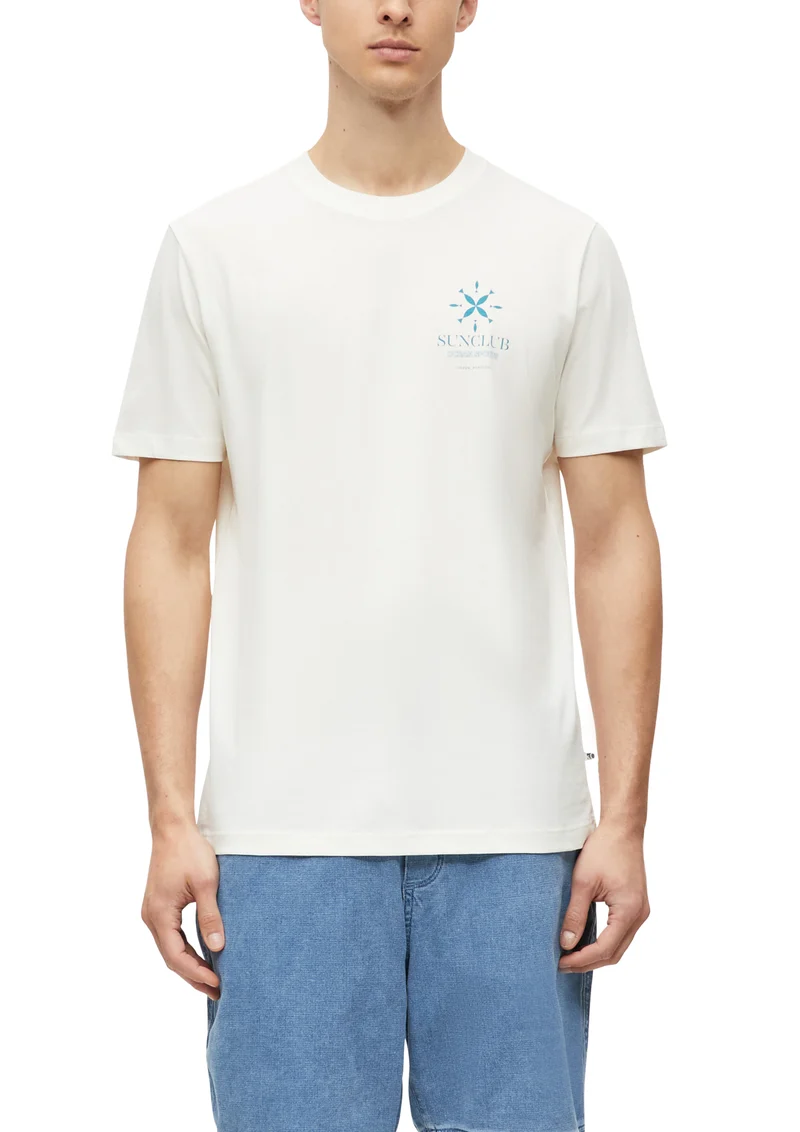 Baumwoll-T-Shirt mit Frontprint