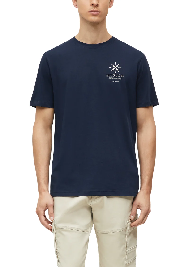 Baumwoll-T-Shirt mit Frontprint