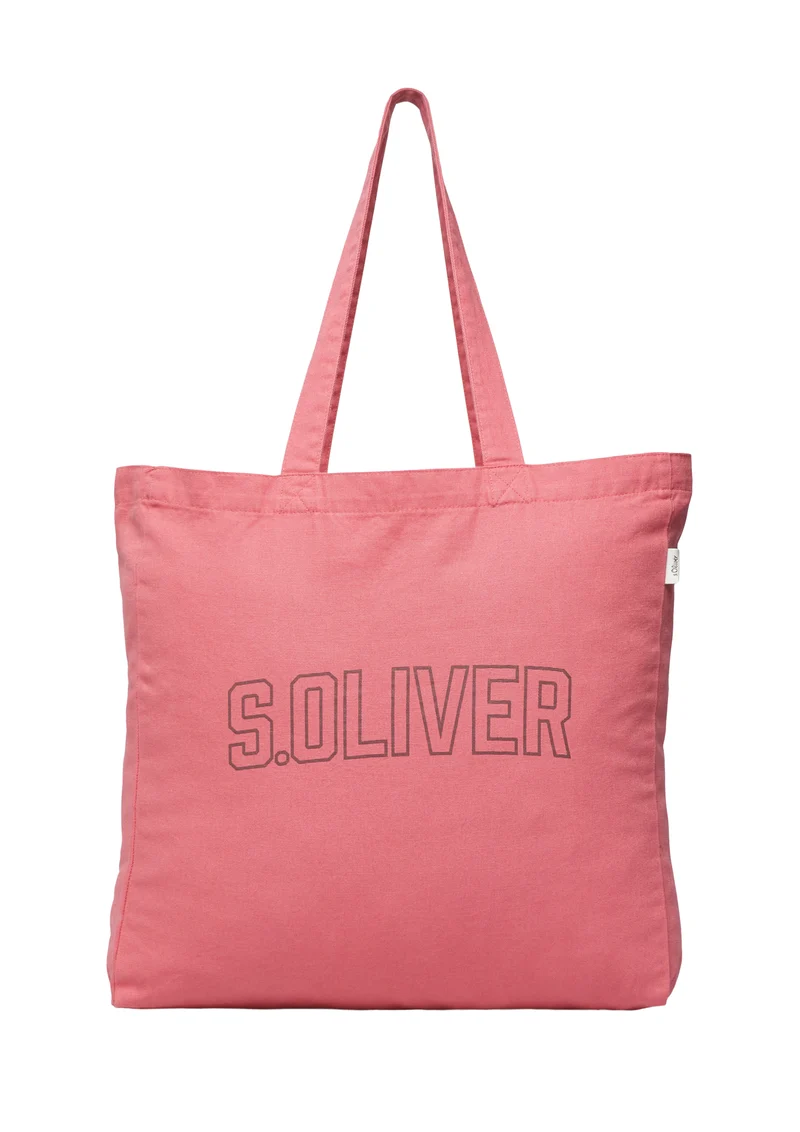 Shopper mit Logo-Print