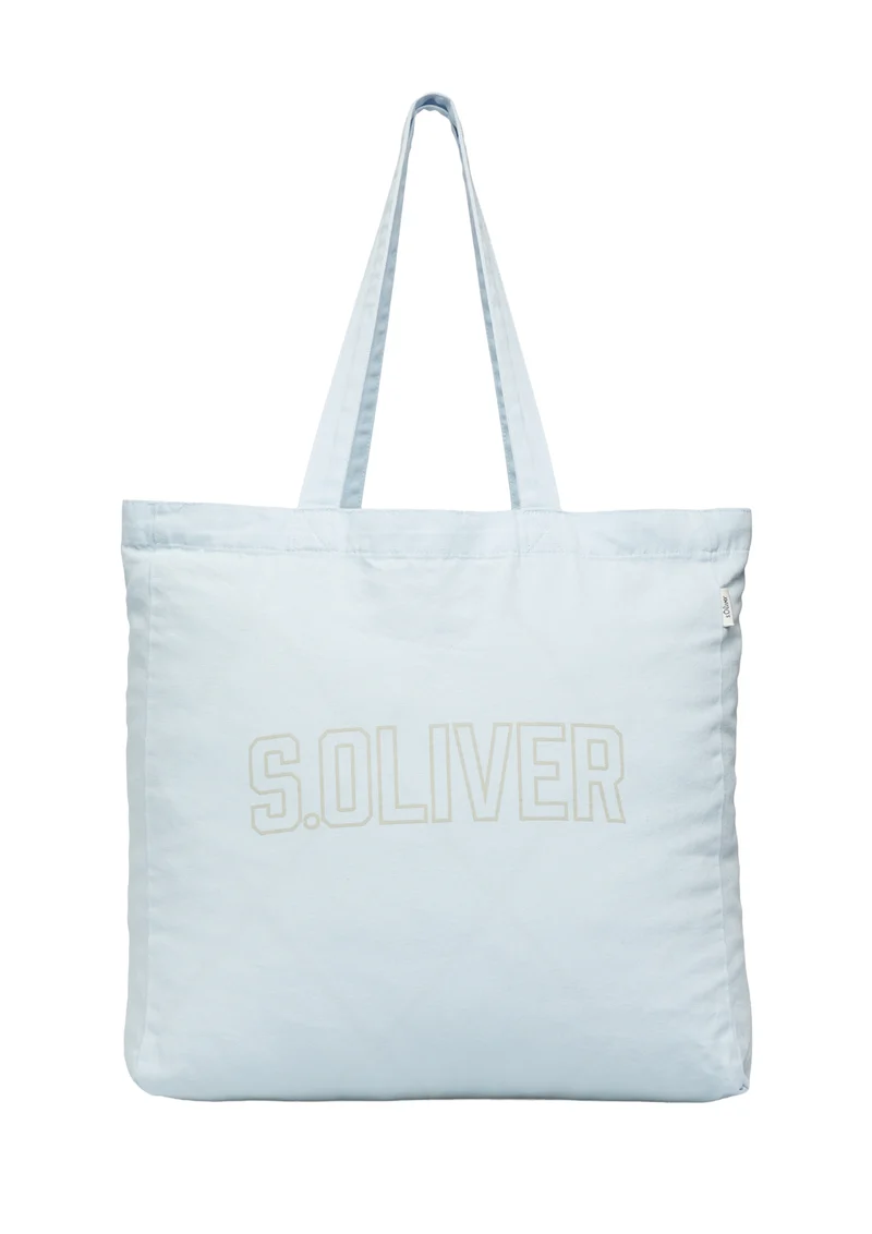 Shopper mit Logo-Print