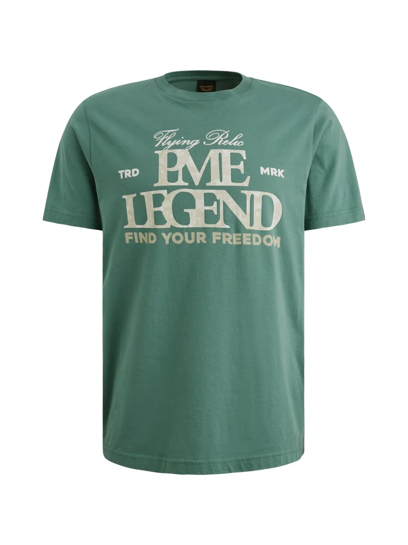 Jersey T-Shirt mit Placement-Print