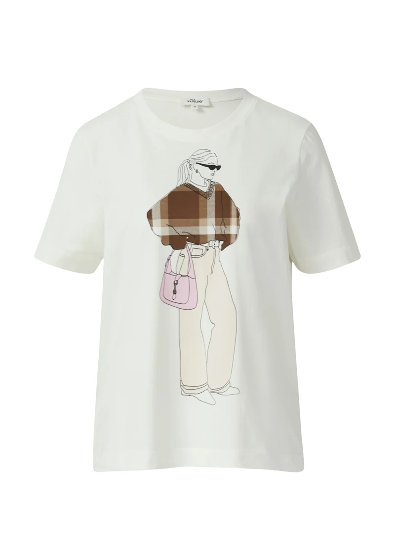 T-Shirt mit Frontprint
