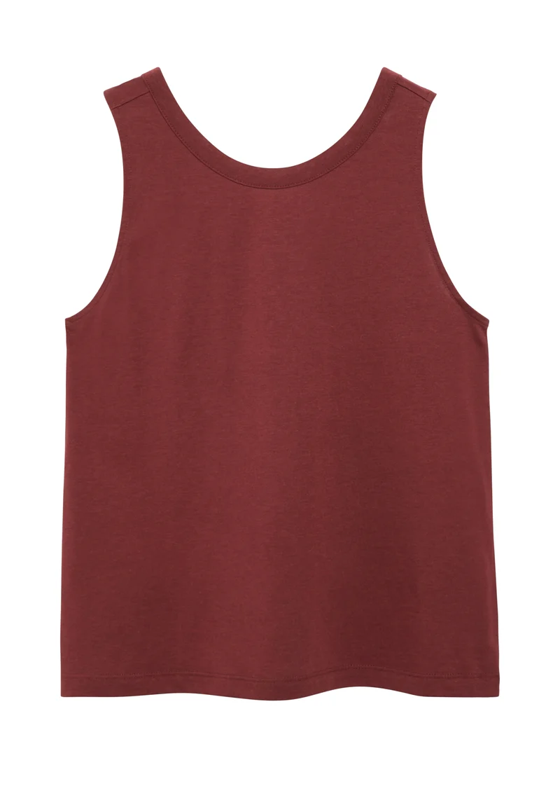 Jersey-Top mit Rückendetail