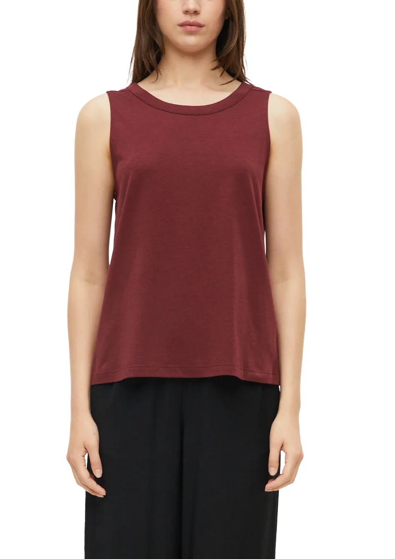Jersey-Top mit Rückendetail