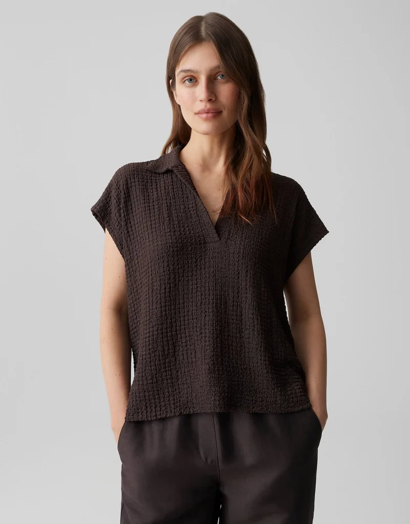 SIPIN Poloshirt mit 3-D Struktur