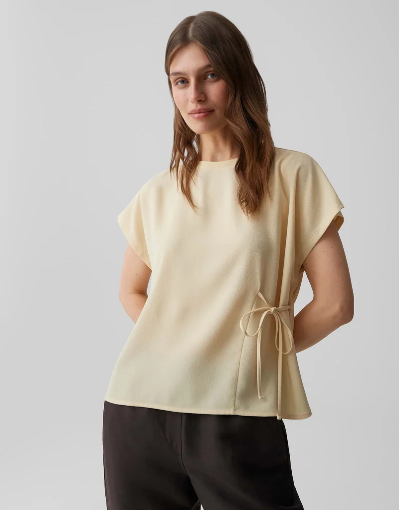 SIFEM Jerseyshirt im Materialmix