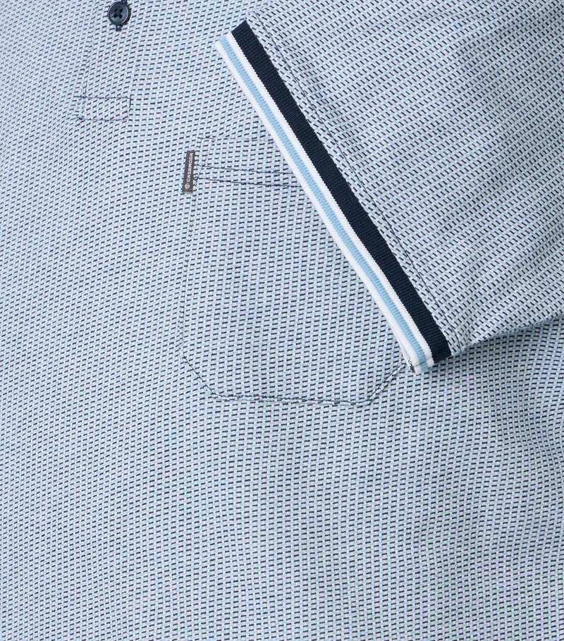 Poloshirt mit Minimal-Print