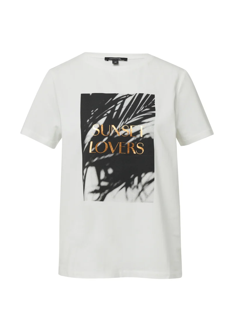 T-Shirt aus Baumwollmi