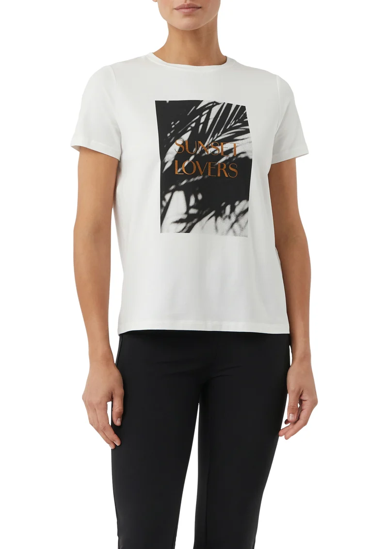 T-Shirt aus Baumwollmi