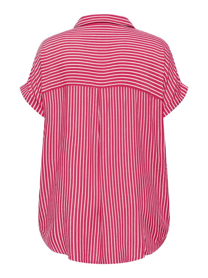 Loose Fit Curvy Bluse mit Streifen