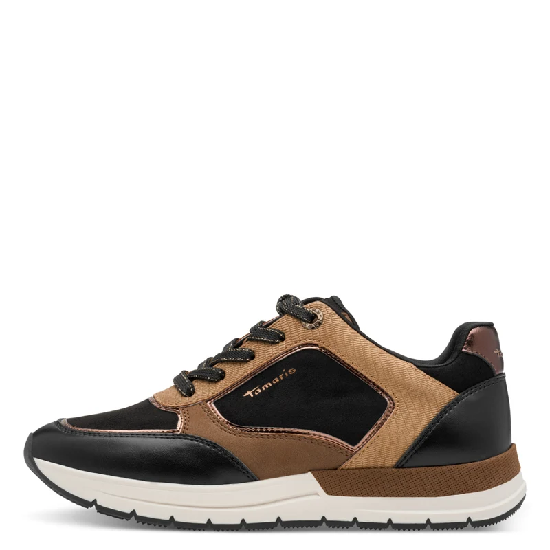 Sneaker Low mit Kontrastnähten