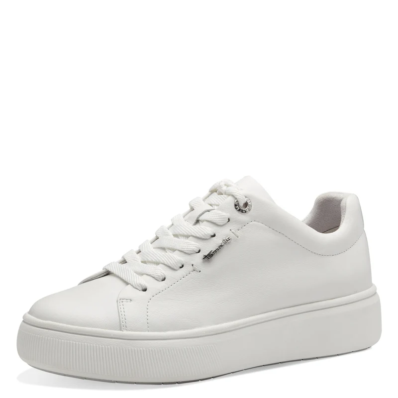 Leder-Sneaker mit Schnürung