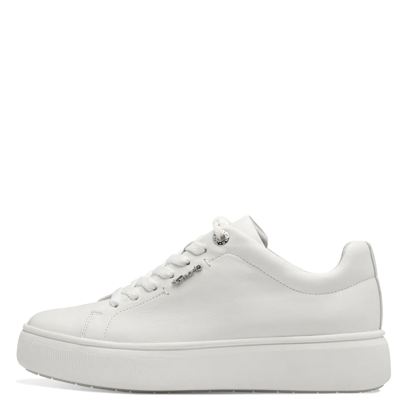 Leder-Sneaker mit Schnürung