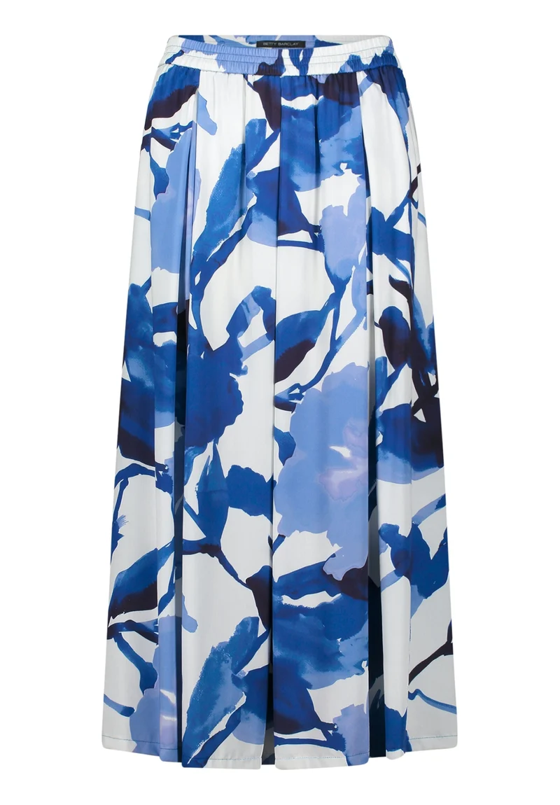 Midi-Rock mit Blumenprint