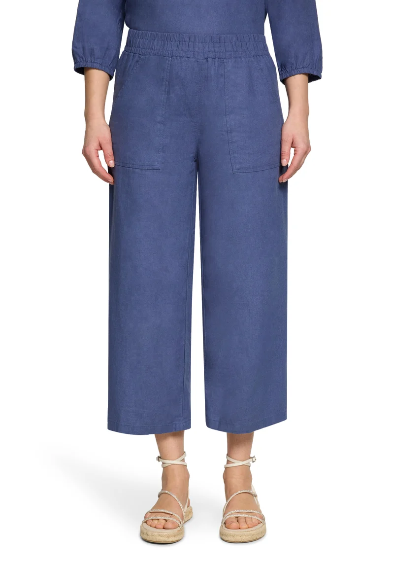 Sommerhose aus Leinen-Mix