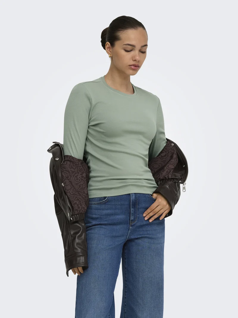 ONLRILEY Langarm Basic Top