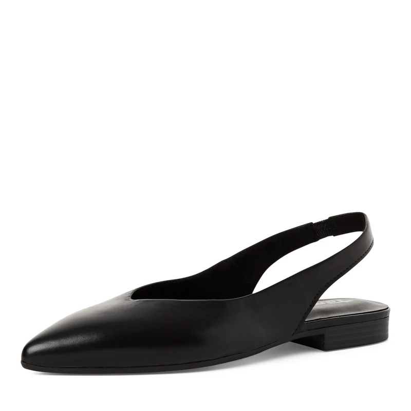 Leder-Slingpumps