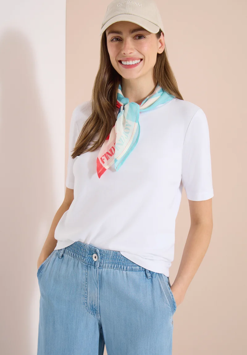 Bandana aus Modal mit Blättermuster