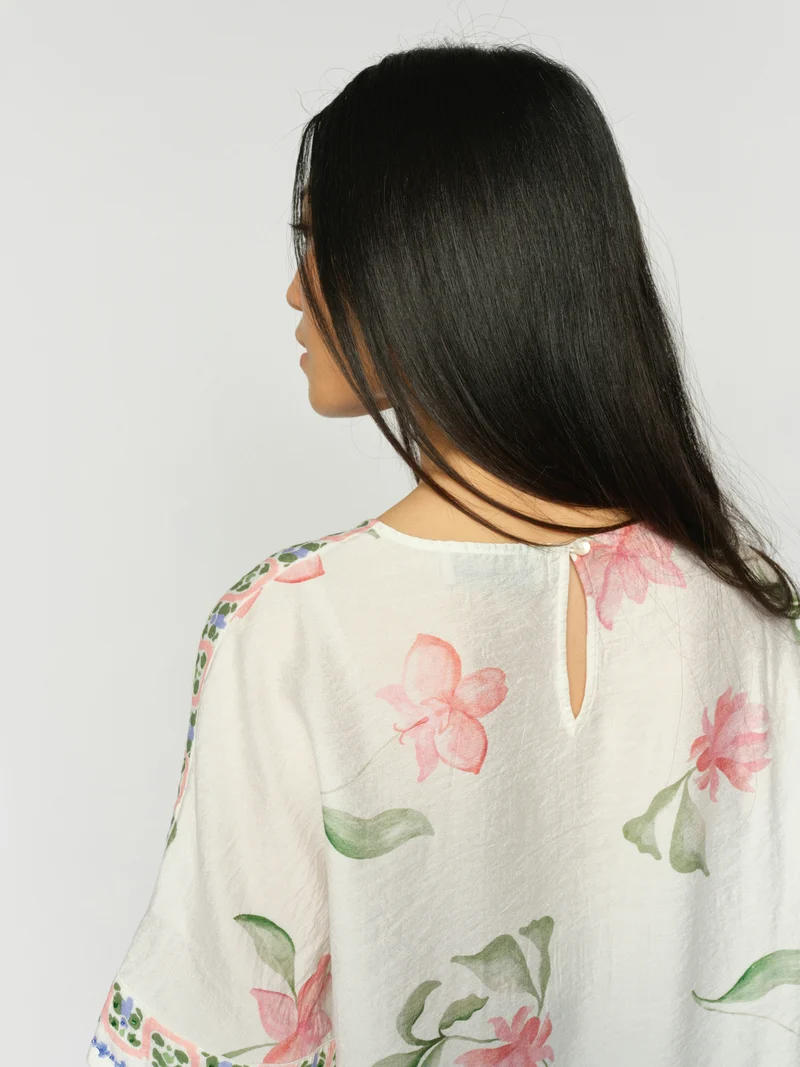 MMPalma Big Orchid – Bluse mit Blumenmuster