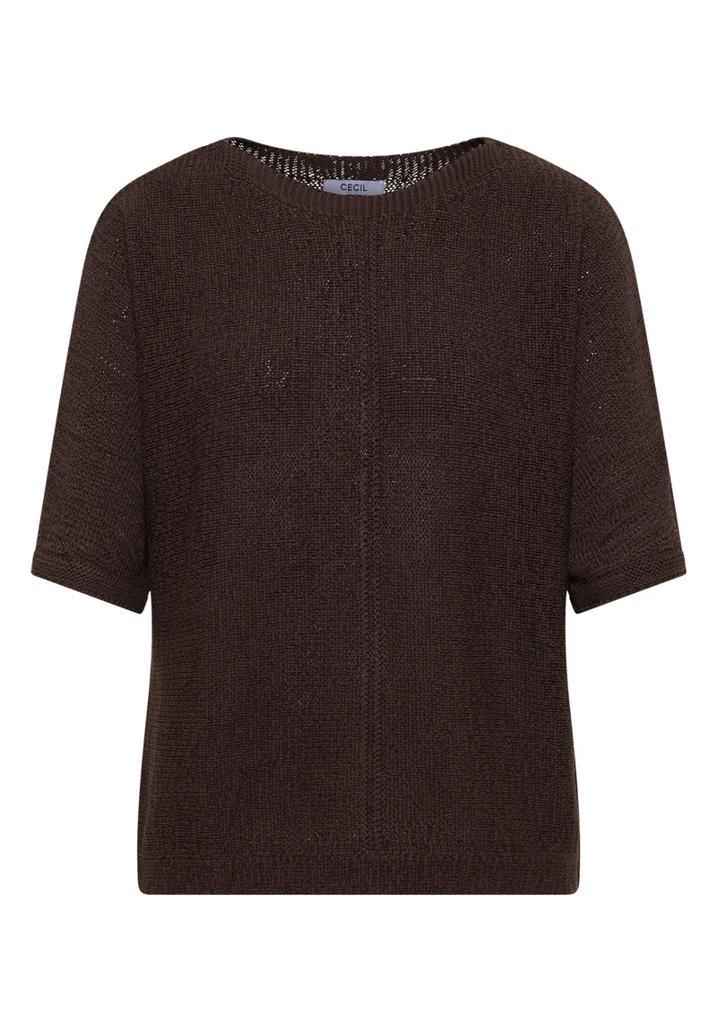 Dolman Pullover mit U-Boot-Ausschnitt