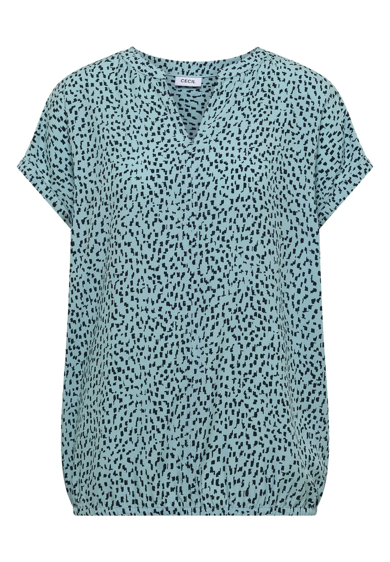 Dropped Shoulder Bluse mit Print