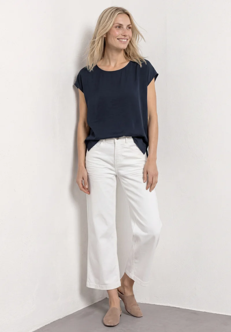 Dropped Shoulder Blusenshirt