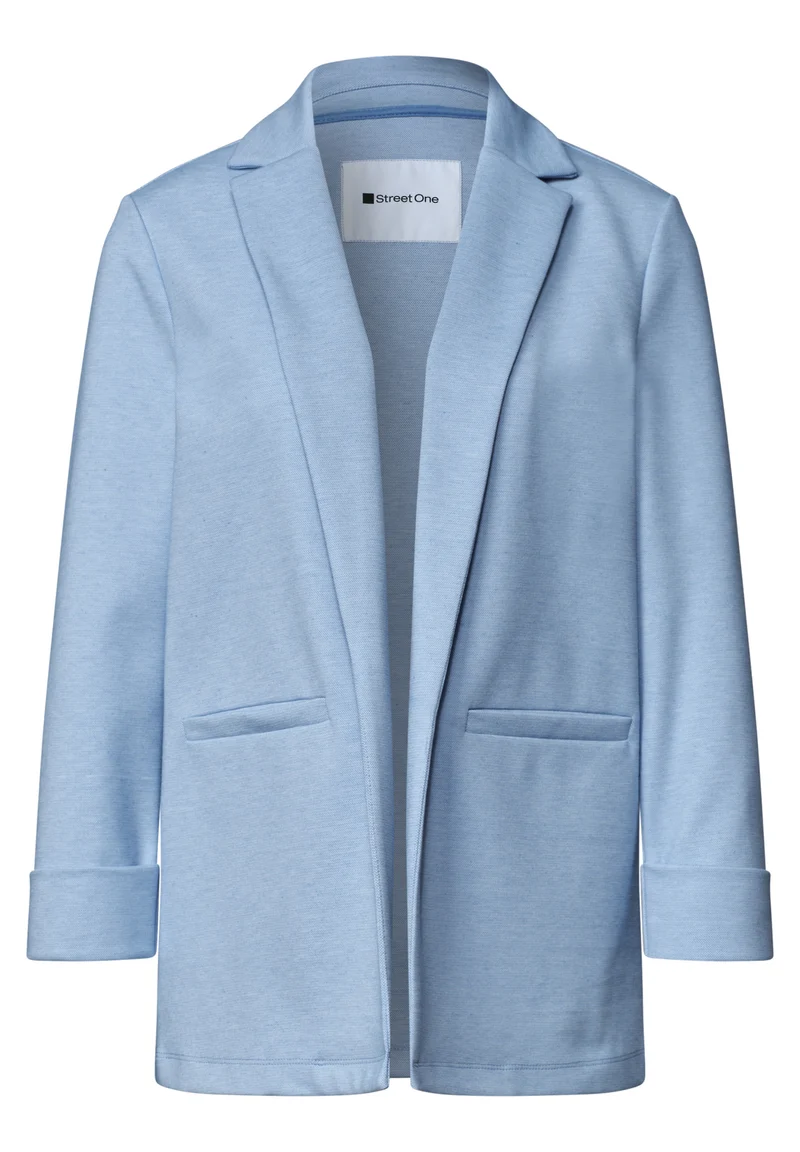 Blazer im langen und offenen Schnitt