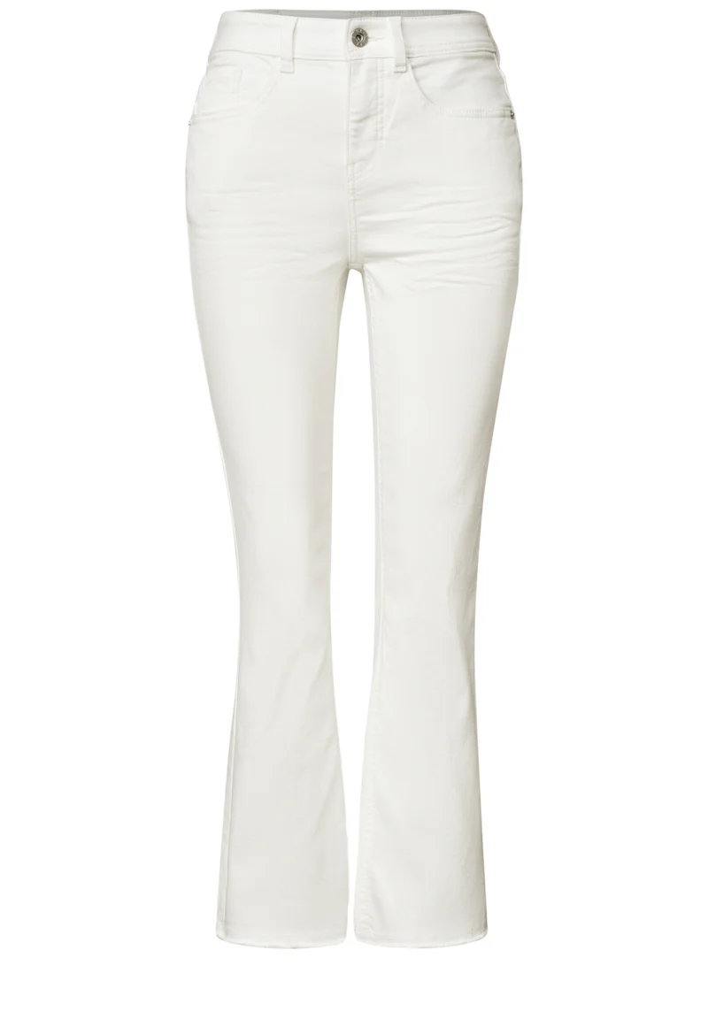 High Waist Flared Leg Jeans im Slim Fit