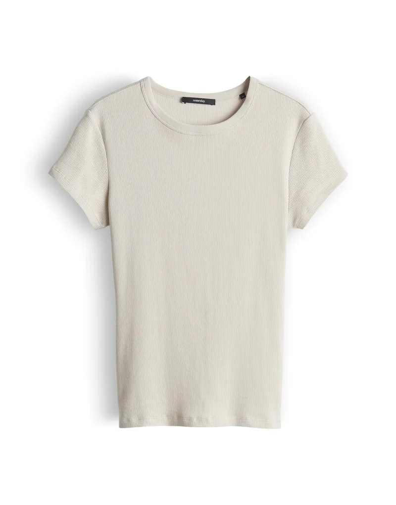 Rippshirt "KLEOH" aus Cotton Mix