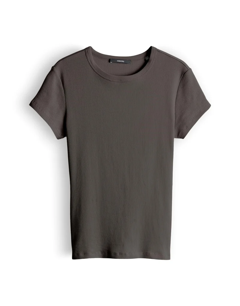 Rippshirt "KLEOH" aus Cotton Mix