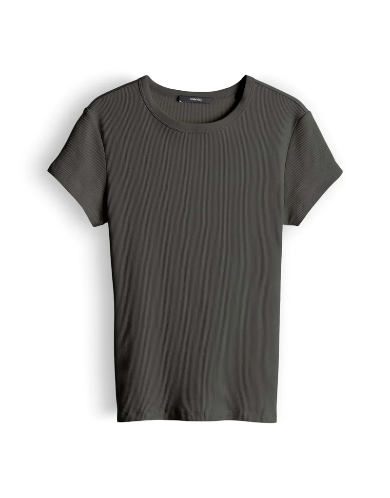 Rippshirt "KLEOH" aus Cotton Mix