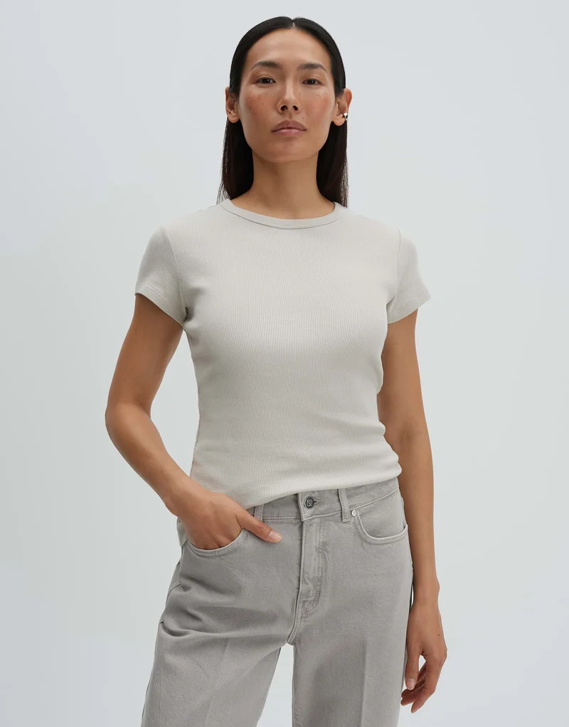 Rippshirt "KLEOH" aus Cotton Mix