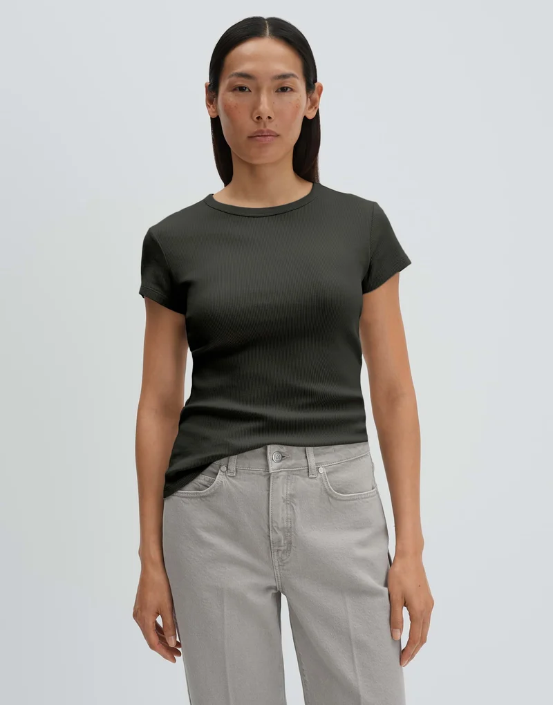 Rippshirt "KLEOH" aus Cotton Mix