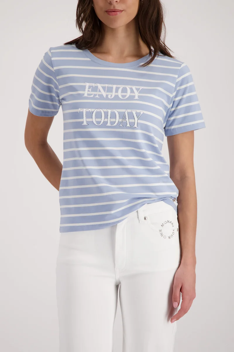 T-Shirt mit Streifen