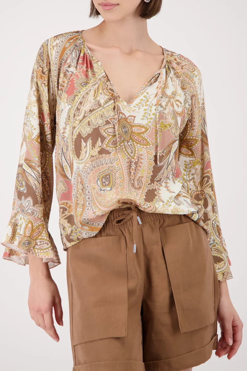 Bluse mit Paisleymuster