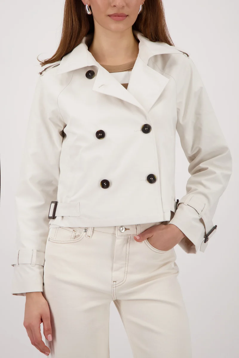 Kurze Trenchjacke