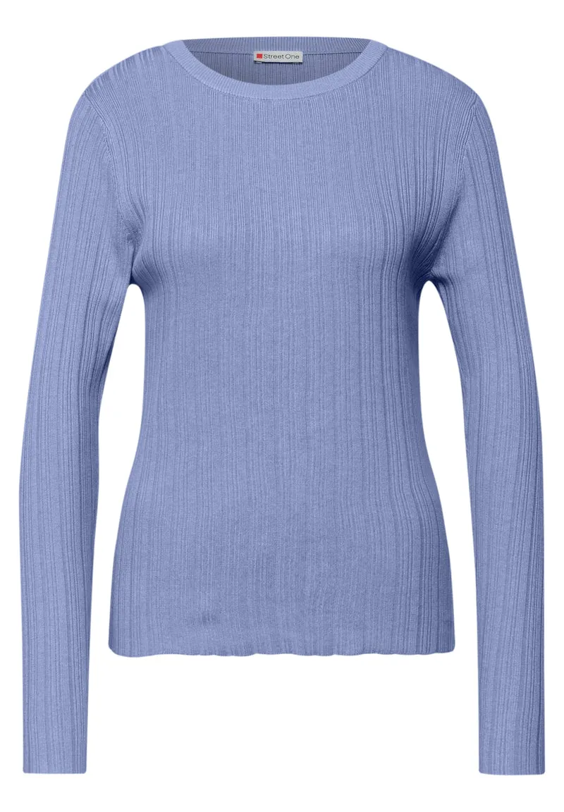 Pullover mit Rippstruktur