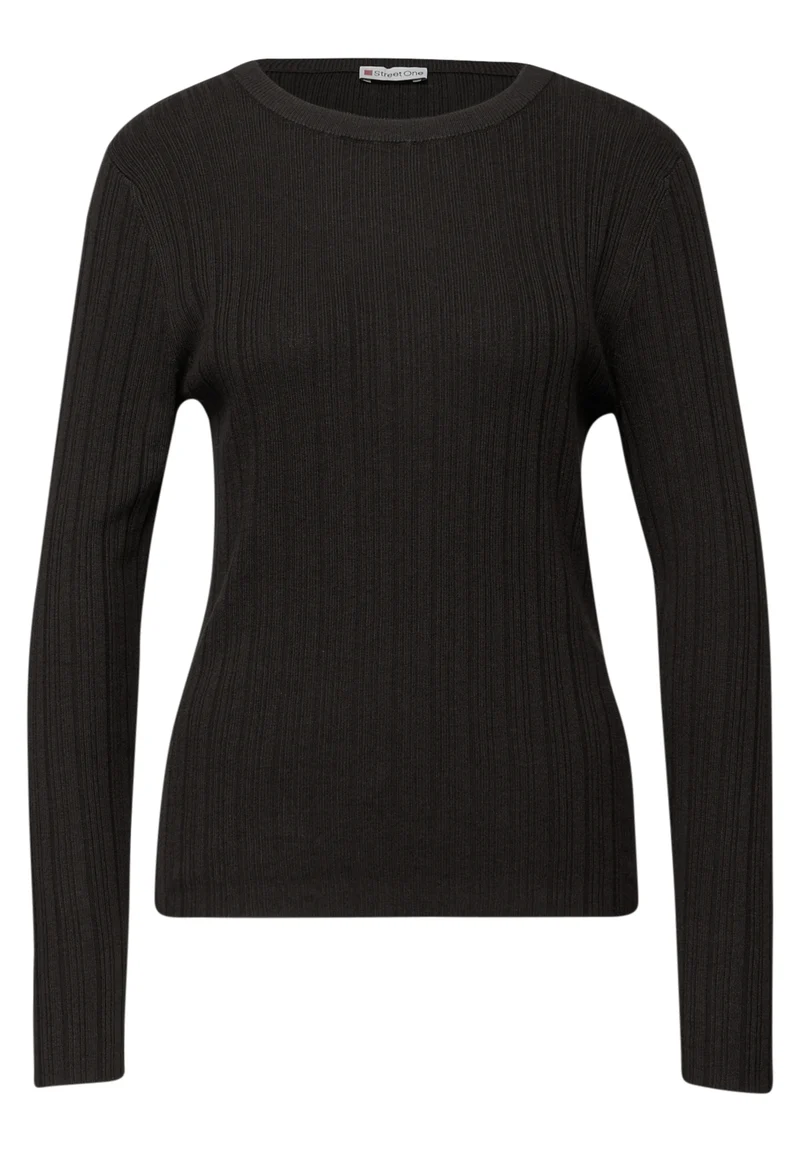 Pullover mit Rippstruktur