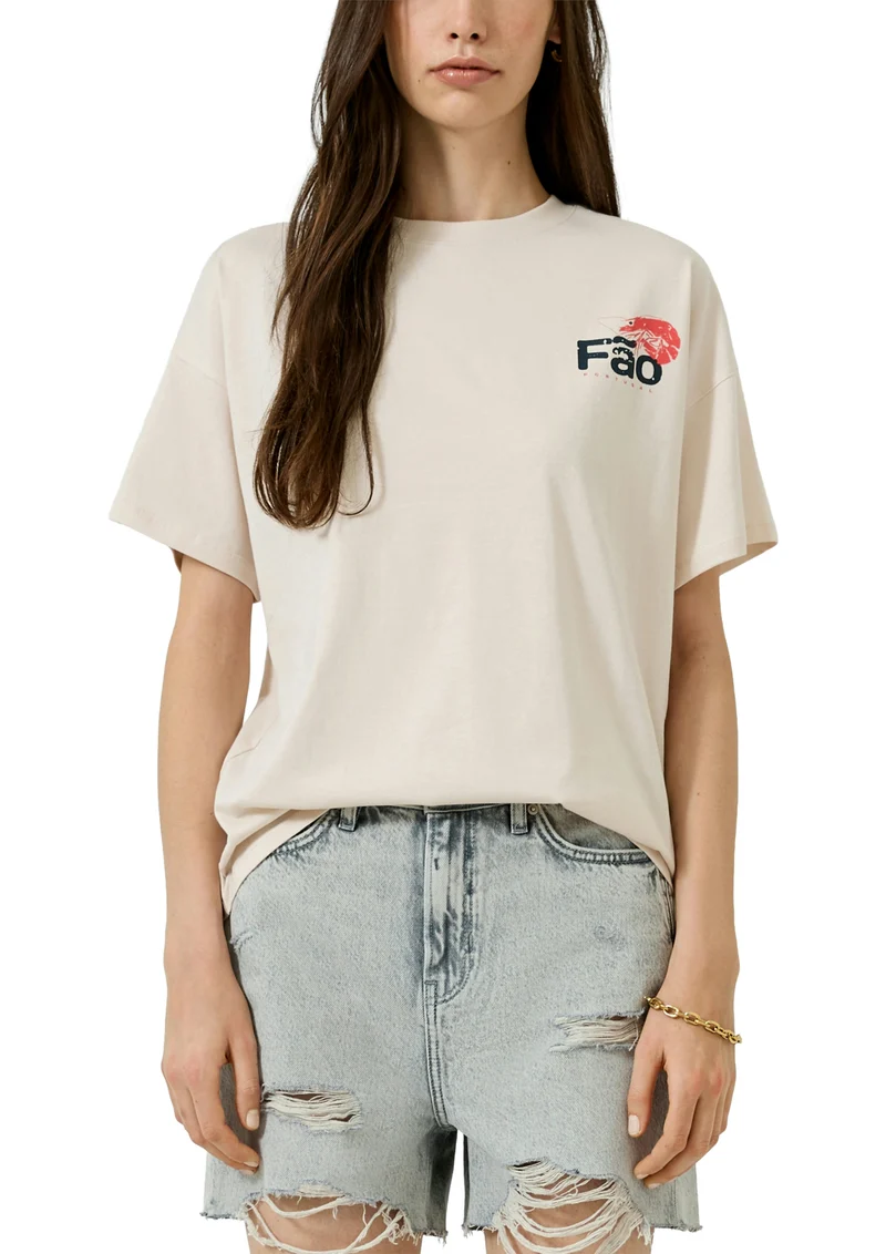 Oversize-Shirt mit Rückenprint