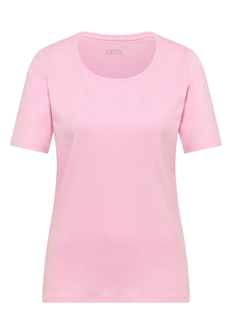 T-Shirt in Unifarbe