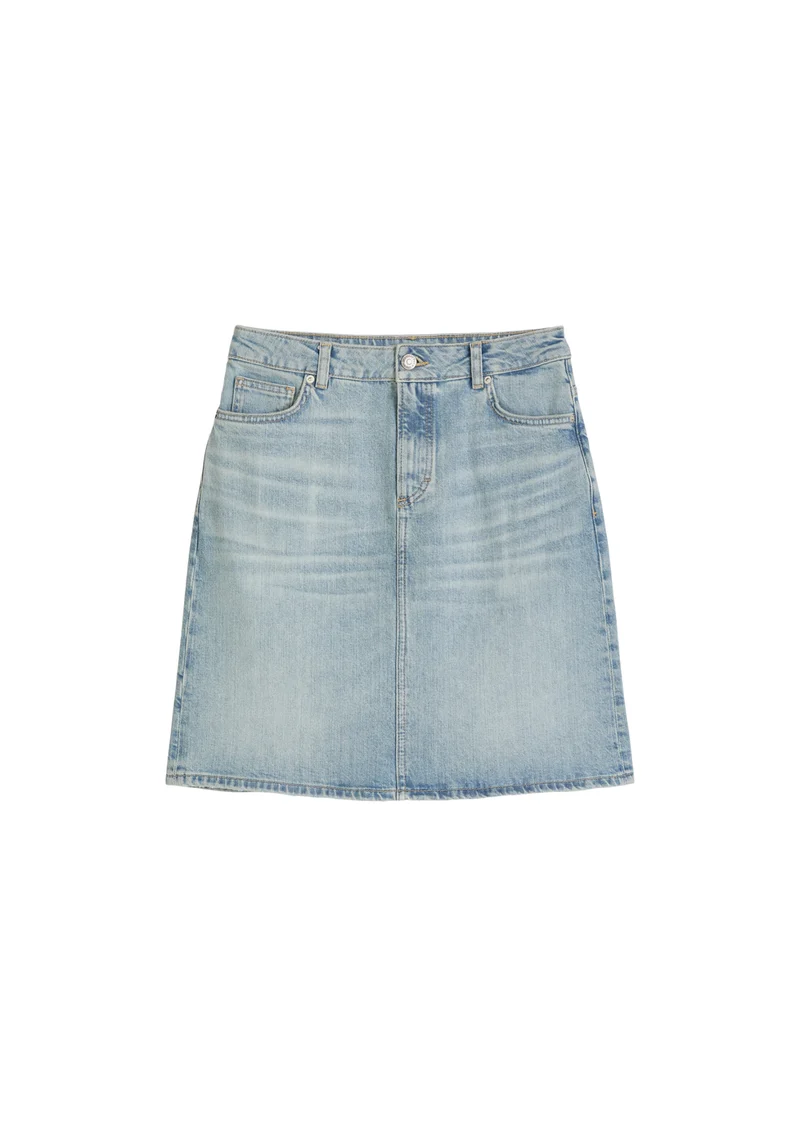 Jeansrock mit O Silhouette