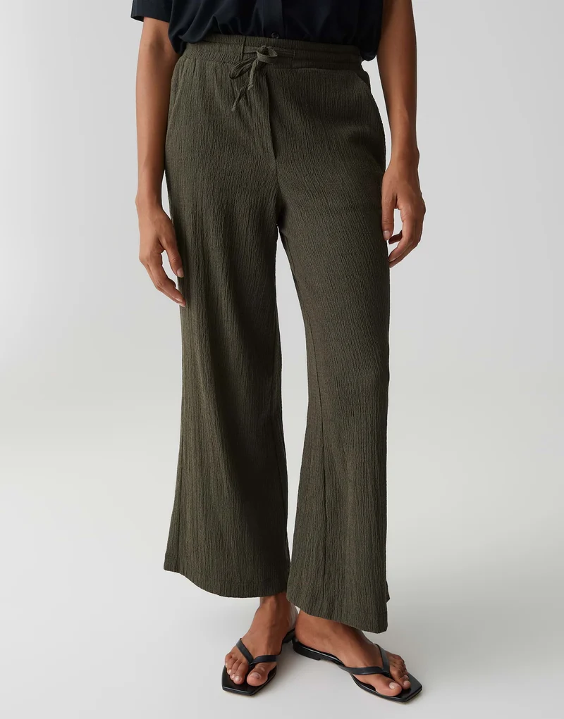 MILENI SUN City Pants in Crinkle-Effekt