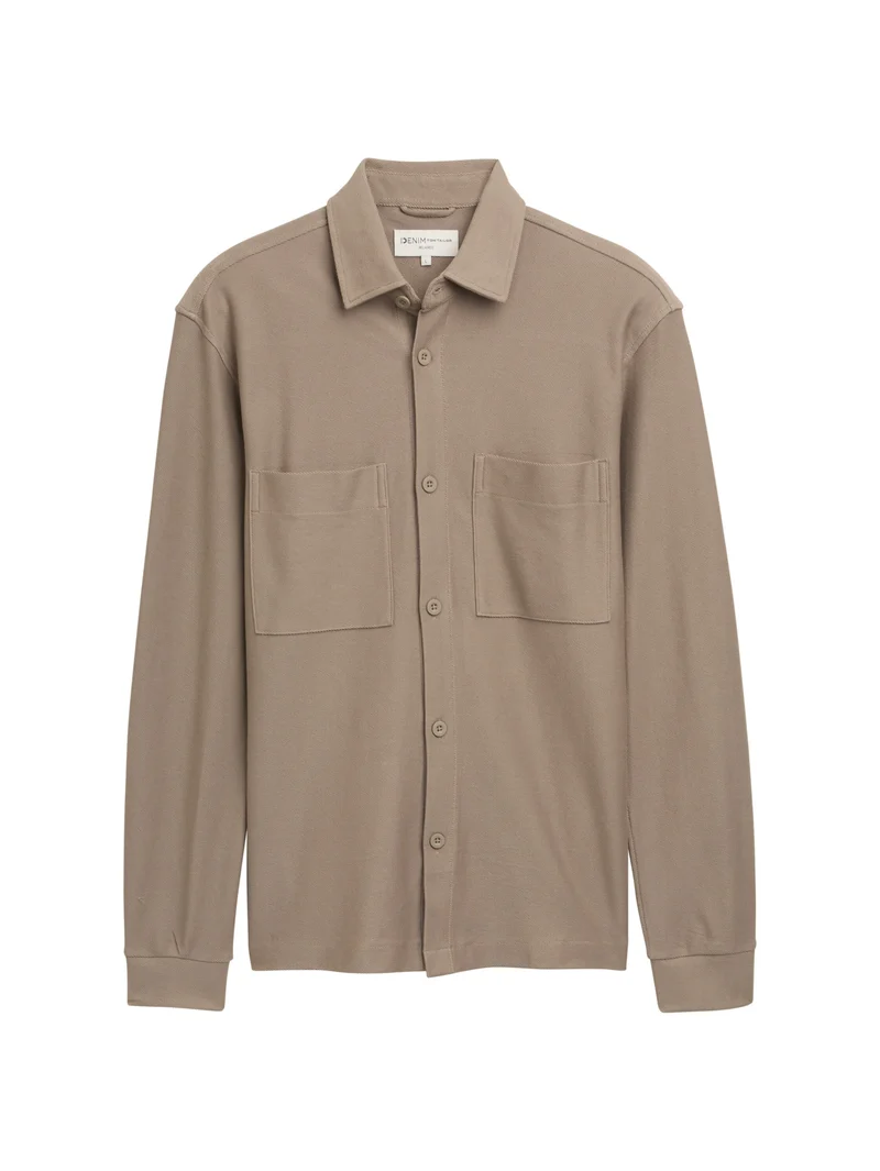 Relaxed Fit Twill Hemd
