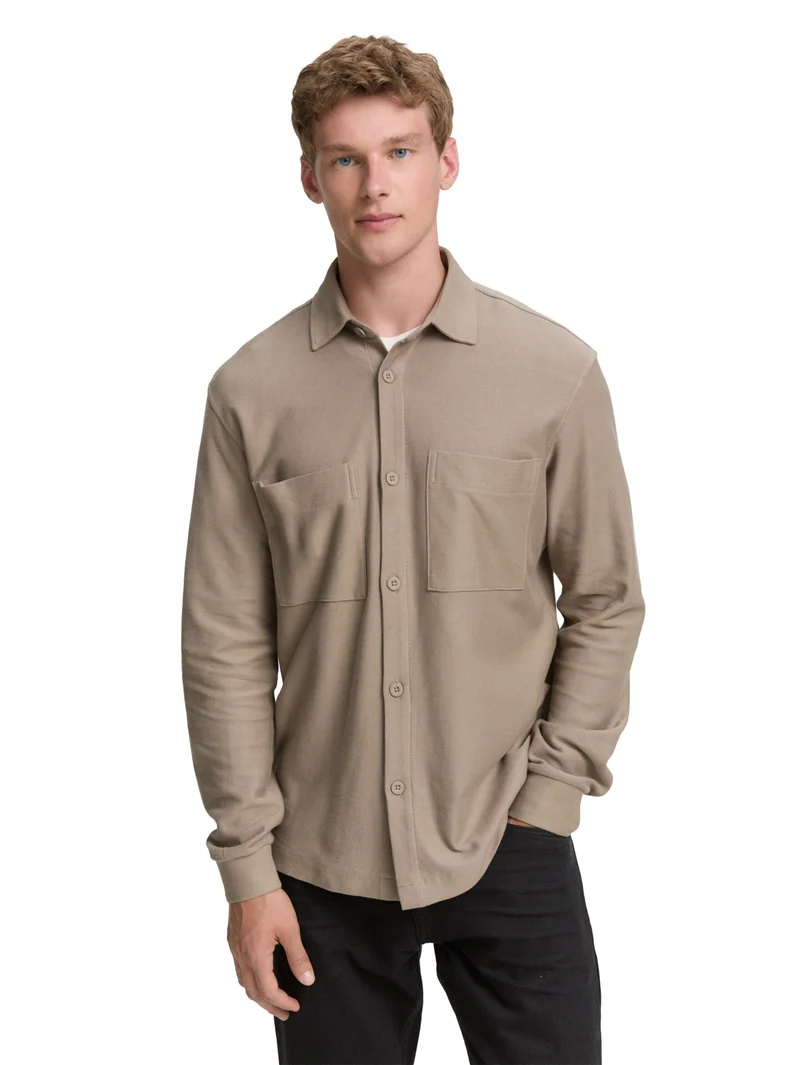 Relaxed Fit Twill Hemd