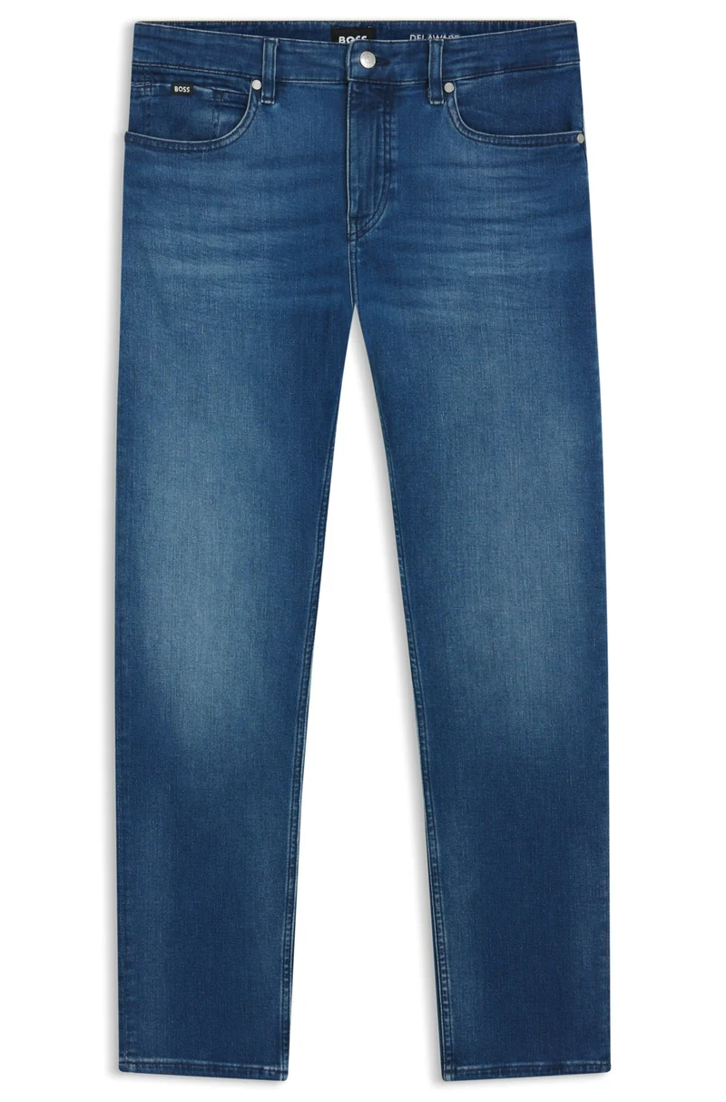 H-Delaware Slim-Fit Jeans aus Stretch-Denim